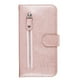 thumbnail image 5 of Funda con Cremallera para Samsung Galaxy S10 Plus, Carcasa Cartera de Cuero PU con Soporte y Tarjetero, 5 of 6