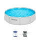 thumbnail image 2 of Piscina Bestway Redonda con filtro Deluxe Gris 3.05MX76cm gris Tamano Unico, 2 of 4
