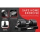 thumbnail image 3 of Set de mancuernas ajustables ALTLER de 25 lb por par para entrenamiento y fitness, 3 of 7