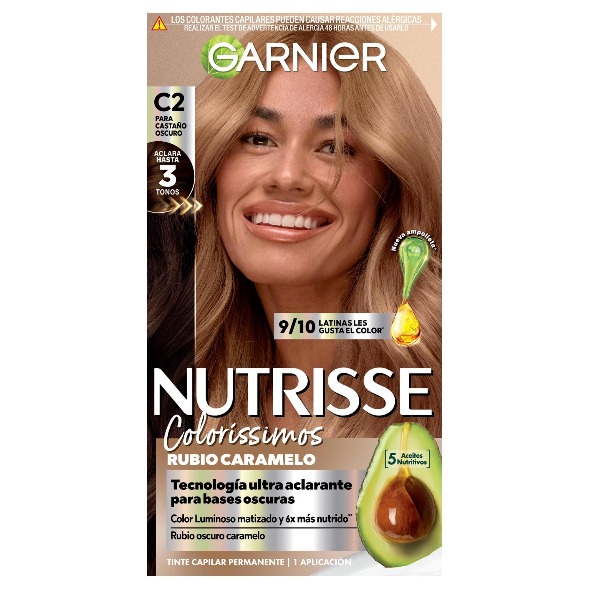 Tintura cabello Nutrisse Tono C1 Castano Claro Caramelo, 1 Un