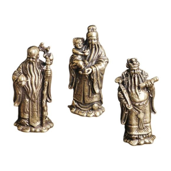 Estatua De Fu Lu Shou Fuk Luk Sau Estatuilla Lucky Immortals Adornos Para Hotel
