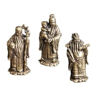 Bothyi - Estatua De Fu Lu Shou Fuk Luk Sau Estatuilla Lucky Immortals Adornos Para Hotel