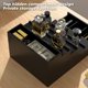 thumbnail image 4 of Organizador de perfume de madera negra de 5 niveles LOYUDEQIU, 4 of 7