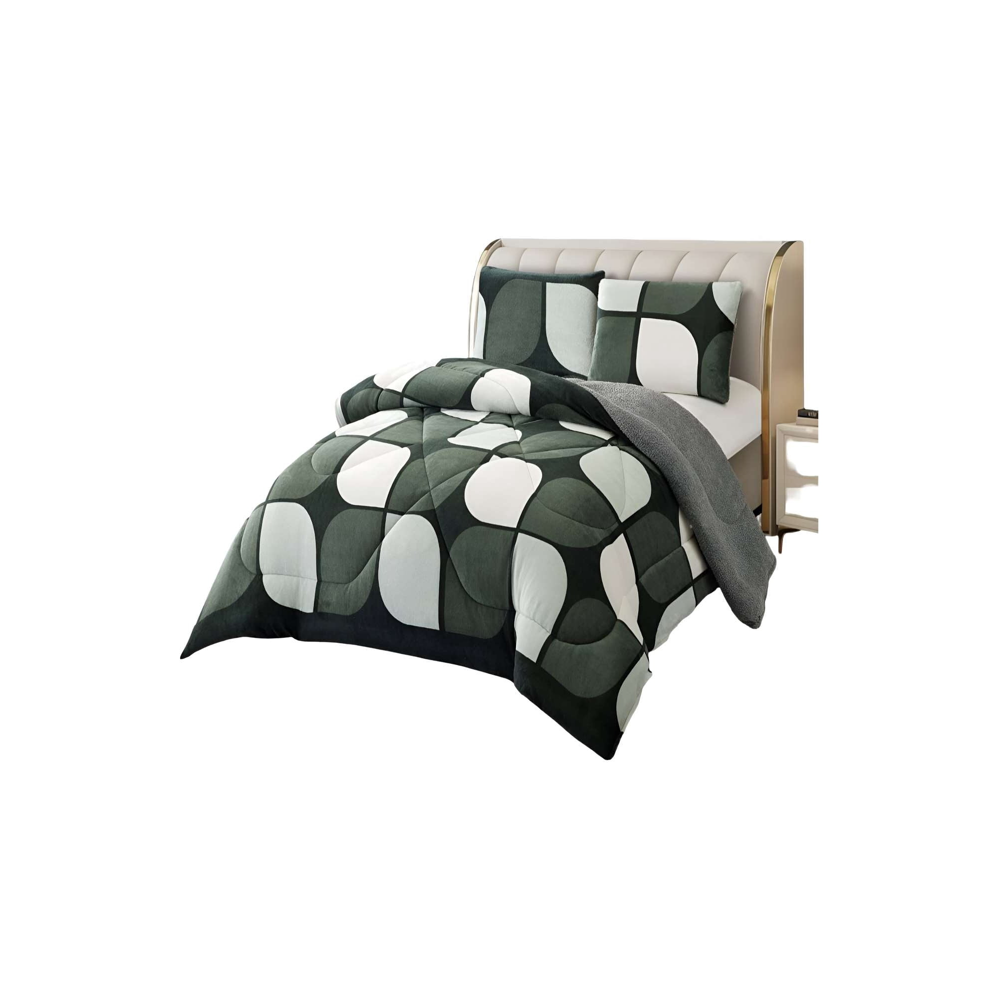 Genérico - Cobertor Con Chiporro Plush King 250x270cm Multicolor C2