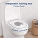 thumbnail image 4 of Inodoro Cheertry 2 en 1 más grande para ir al baño durante 1 a 3 años, 4 of 7