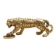 thumbnail image 1 of Escultura De Tigre Caminando De Latón, Decoración Antigua Para El Hogar, Regalo, Adornos De Animales, 1 of 5