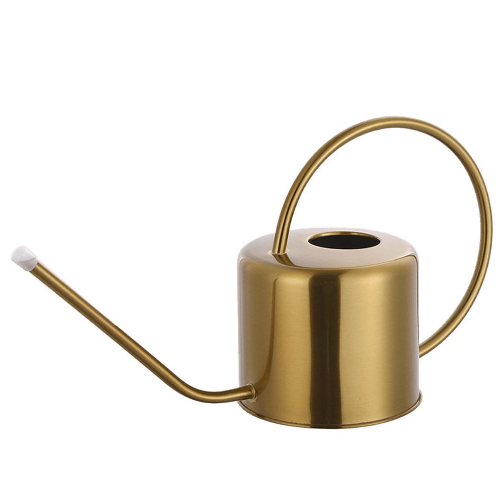 Xusx111 - Remiawy Regado Lata Interior Al Aire Libre Latas De Regado De Acero Inoxidable Para Plantas De Casa Bote Largo Lata De Agua Para La Suculenta Flor Del Jardín Del Bonsái (40oz / 1300ml)