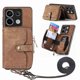 thumbnail image 1 of Funda Tipo Cartera con Correa Cruzada para Xiaomi Redmi Note 13 Pro 5G Protección Contra Golpes Marrón, 1 of 6