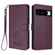 thumbnail image 1 of Funda Billetera con Espacio para Fotos para Google Pixel 8 Pro, Morado Oscuro, 1 of 6