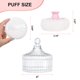 thumbnail image 4 of Caja de Almacenamiento LAKIRA Contenedor de Polvo Corporal de Cristal 10 cm con Puff, 4 of 7