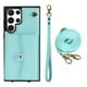 thumbnail image 1 of Crossbody PU Leather Phone Case For Samsung Galaxy S23 S22 Plus Note 20 Ultra Wallet Card Slots Magnetic Lanyard Cover, 1 of 3