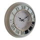 thumbnail image 5 of Reloj De Pared Números Romanos Espejado Blanco invierno 51 cm diametro, 5 of 5