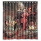 thumbnail image 1 of Cortina de ducha con diseño de elfos mágicos, piernas de un mundo fantástico, chicas de fantasía, juego de cortinas de baño con ganchos, tamaño 60 x 72 pulgadas, 1 of 3