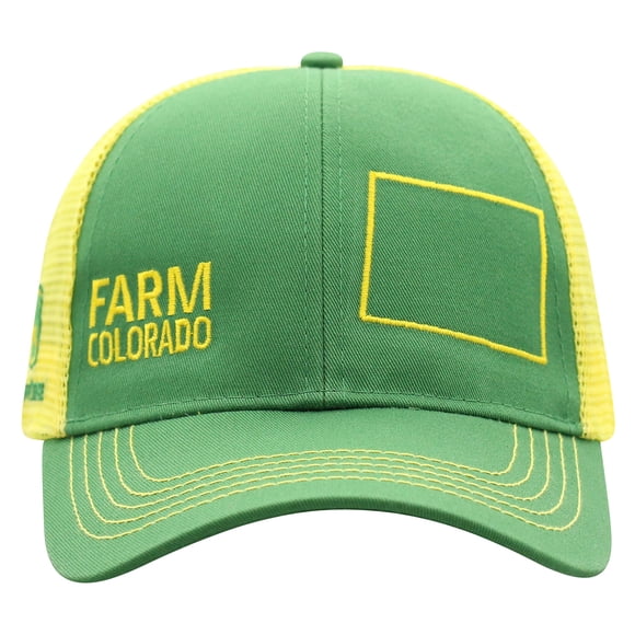 Gorra John Deere Farm State Pride Verde/Amarillo Colorado