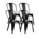 thumbnail image 1 of Pack 4 sillas de Metal Tolix para Comedor Bar LF5-01 - negro, 1 of 8