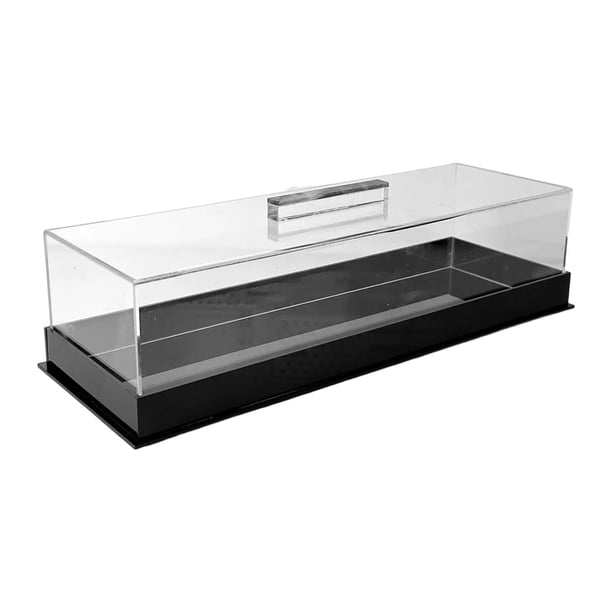 Soporte Para Tartas Con Tapa Transparente, Vitrina Para Repostería, Ideal Para Banquetes, Fiestas, Donas, Color Negro