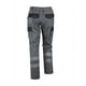 thumbnail image 5 of Pantalón Cargo Reflectante Bicolor Hombre Gabardina Trabajo Gris / Negro, 5 of 8