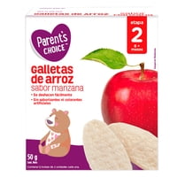 Galletas De Arroz Sabor Manzana 50 G Parent'S Choice