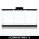 thumbnail image 3 of Organizador de cosméticos mDesign Lumiere Collection transparente/negro, 3 of 8