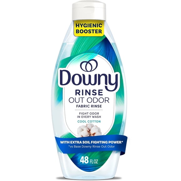 Downy Rinse Laundry Odor Remover, Cool Cotton Scent, 48 fl oz