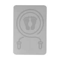 Ioensy - Estera De Cuerda Para Saltar, Antideslizante, A Prueba De Golpes, Estera Para Saltar, Estera De Yoga, Estera De Ejercicio Físico, Gris