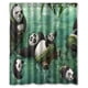 thumbnail image 1 of Cortina de ducha de Kung Fu Panda, juego de cortina de baño con ganchos, tamaño 60 x 72 pulgadas, 1 of 3