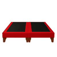 Ethan Desing - Base De Cama 2 Plazas Rojo Italiano