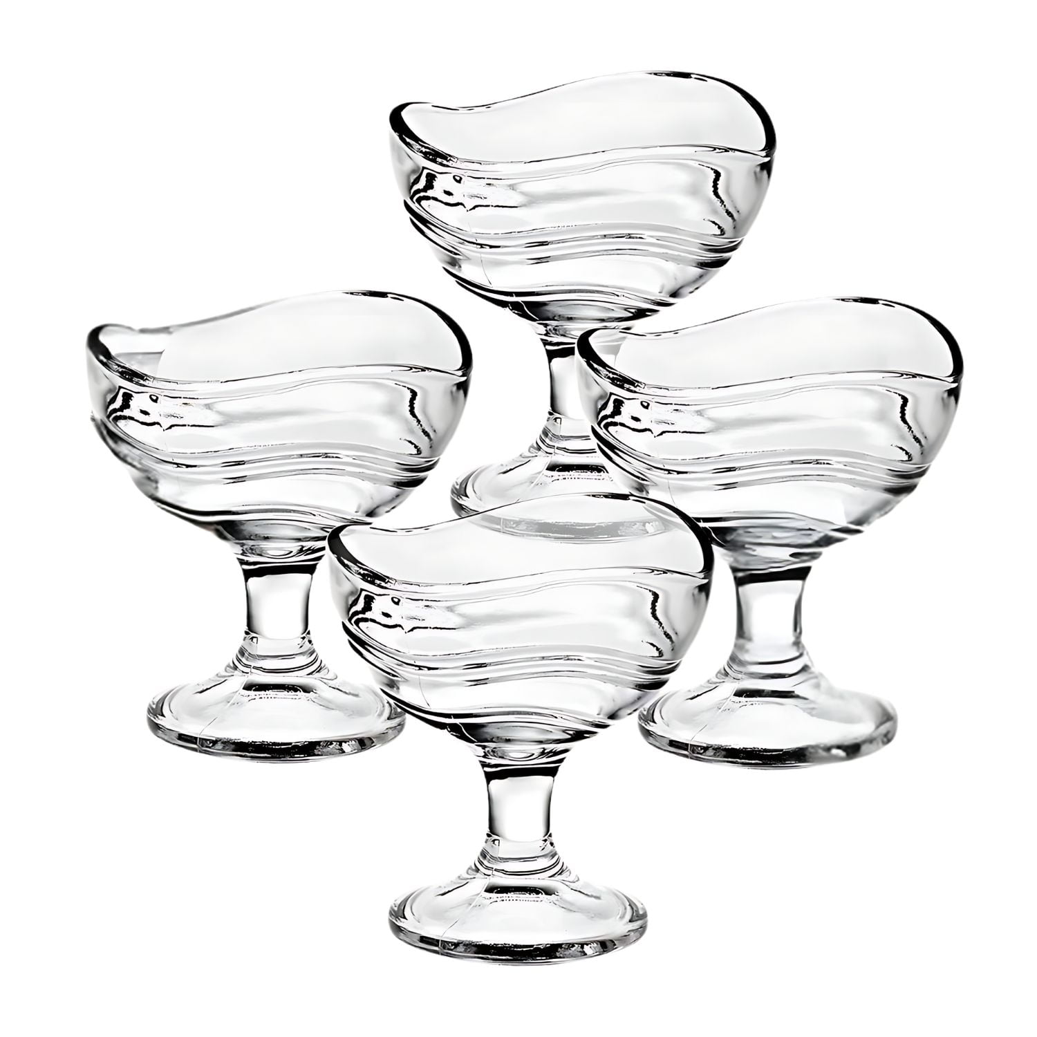 Allegra - Pack Display 4 Copas Para Postres Modelo Florencia Helados