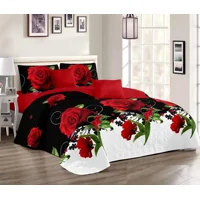 Casadeliacl - Cubrecama King Grande Quilt Verano Moderno Elegante Tf Rojo Tf Cc501
