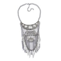 Ioensy - Collar Con Colgante Estilo Punk, Estilo Gargantilla Bohemio, Estilo Vintage Para Niñas Y Mujeres.