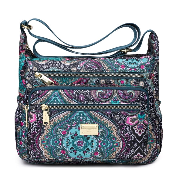 Bolso de hombro Pealwel para mujer, espacioso, impermeable, de nailon