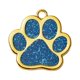 thumbnail image 1 of Etiquetas Para Mascotas En Blanco Etiquetas Para Collar De Gato Colgante Para Collar Estampado De Pata Brillante Para Mascotas Azul, 1 of 5