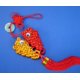 thumbnail image 1 of Amuleto de la suerte Feng Shui Import doble peces con borla roja, 1 of 1