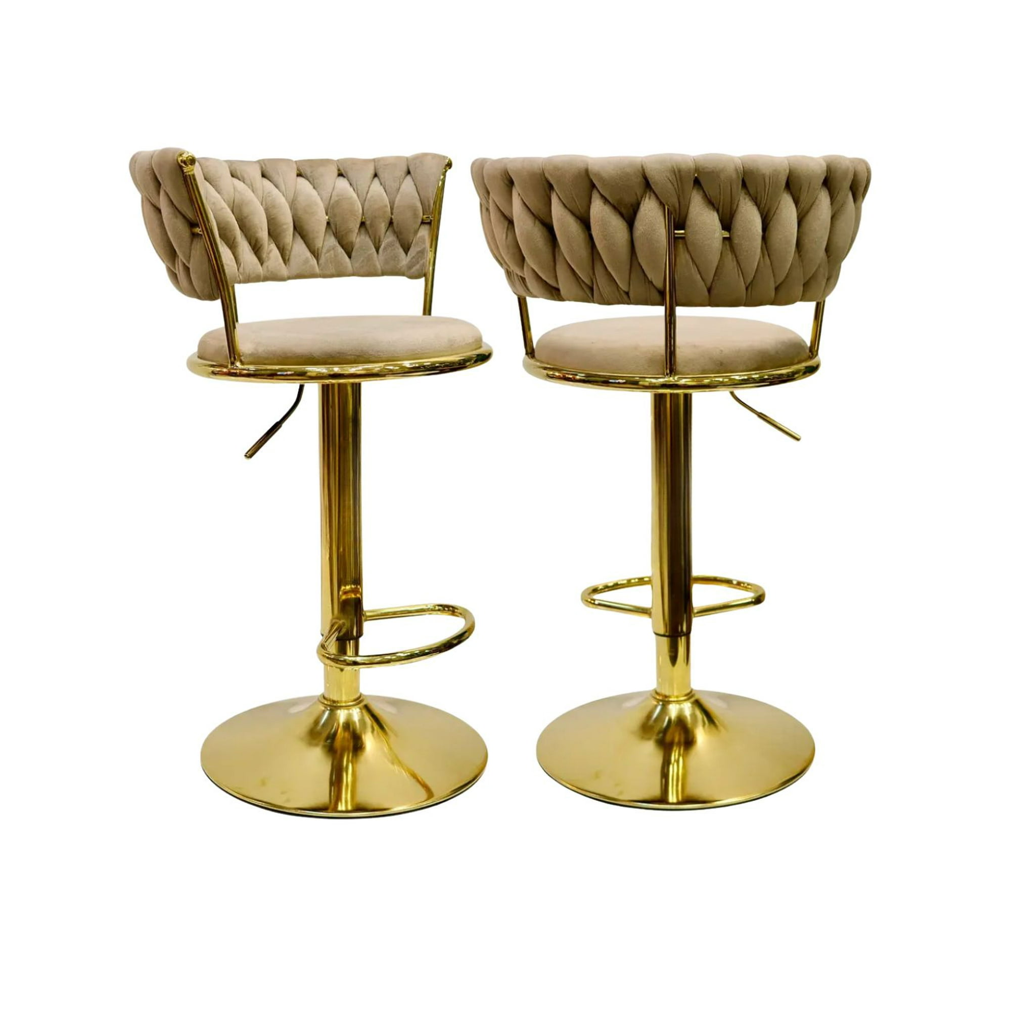 Habita2 Chile - Pack 2 Taburete Queen Ajustable -beige