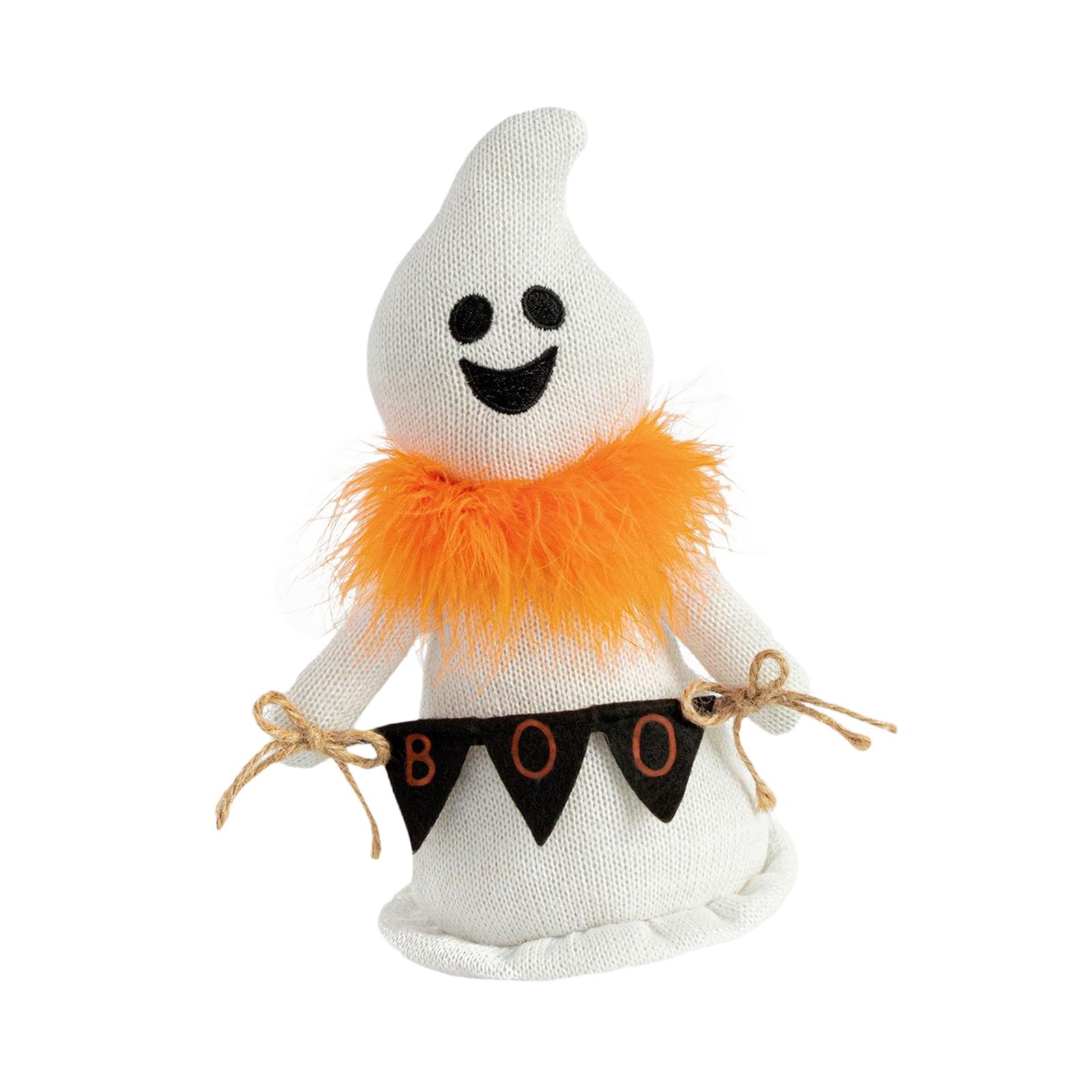Bothyi - Muñeco Fantasma De Juguete, Bonito Accesorio Artesanal, Decoración De Halloween Para El Hogar, Festival Interior, Naranja