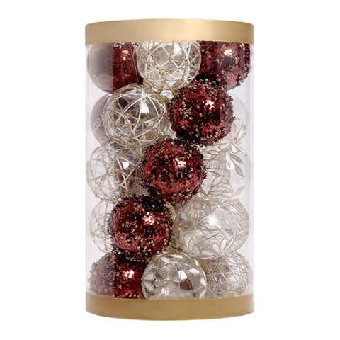 Bothyi - 25 Piezas Adornos De Bolas De Navidad Adornos Decorativos Para Fiesta De Boda De Navidad