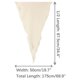 thumbnail image 3 of INSPIRE CHIC Bufandas Grandes Lisas para Mujeres, Bufanda de Cuello con Arrugas de Rombo Sólido, Envoltura de Gasa de Playa Chal para Hombres y Mujeres 175x50cm/68.9x19.7 pulgadas (LxW) Crema, 3 of 6