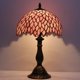 thumbnail image 3 of Lámpara de mesa WERFACTORY 45 cm, vidrio pintado rosa wisteria, 3 of 8
