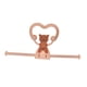 thumbnail image 4 of Soporte De Exhibición Para Horquillas Para El Cabello, Estante Para Pinzas Para El Cabello Montado En La Pared, Soporte Para Aro Para El Cabello Para Baño, Color Naranja, 4 of 5
