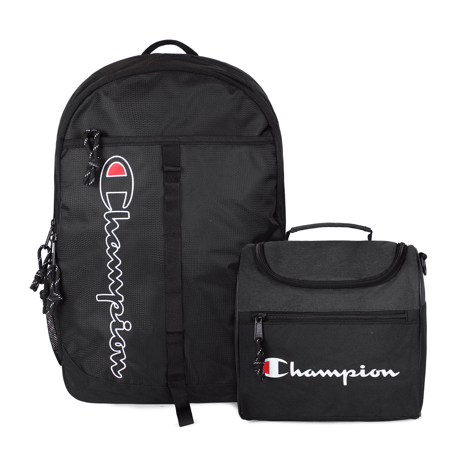 Pack Champion Mochila Georgia + Lonchera Oxford Negra