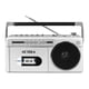 thumbnail image 2 of Boombox Bluetooth Victrola VBB-25-SLV con casete plateado, 2 of 3