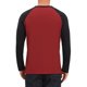 thumbnail image 3 of INSPIRE CHIC Camisetas Henley de Hombre con Mangas Raglán de Manga Larga Botón Camiseta de Béisbol XL Rojo, 3 of 6
