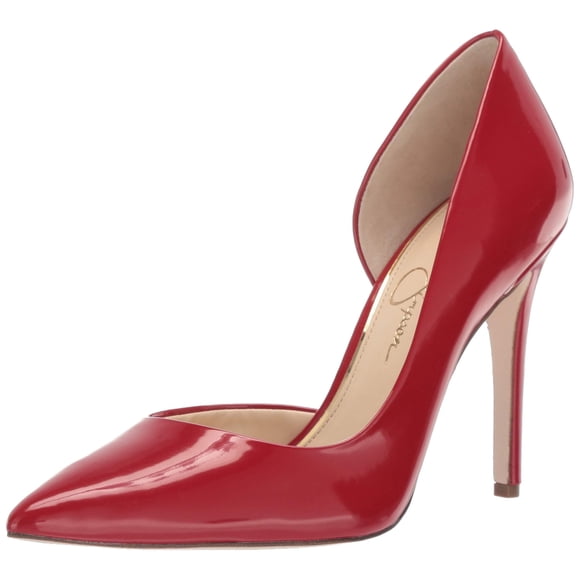 Zapato Jessica Simpson Prizma D'Orsay Pump para mujer, color rojo, talla 9