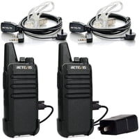 Radio De 2 Vías Recargable Walkie Talkies Retevis Rt22 (Paquete De 2)