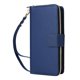 thumbnail image 2 of Funda Cartera con Cremallera y Correa para iPhone 14 Pro Max Soporte y Tarjetero Azul, 2 of 6