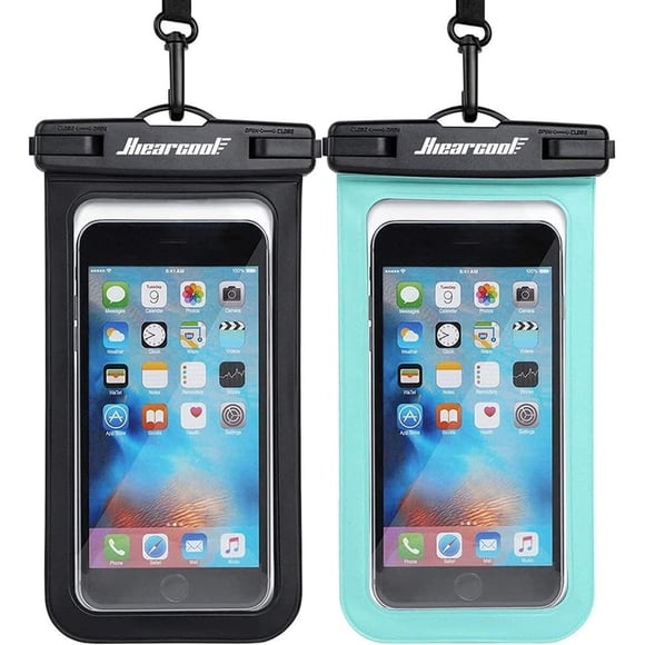 Funda Impermeable Hiearcool 8.9in IPX8 Doble Cierre 2 Pack