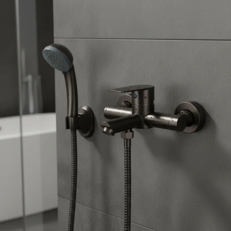 Stretto - Monomando Tina Ducha Bruna Grafito