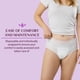 thumbnail image 3 of Ropa interior menstrual desechable de algodón orgánico, L, XL, 4 quilates, 3 of 8