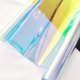thumbnail image 1 of Tela de vinilo PVC 30 x 135 cm, transparente iridiscente holográfica, 1 of 6
