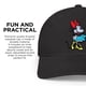 thumbnail image 3 of Gorra de béisbol Disney Minnie Mouse negra para adultos, 3 of 5